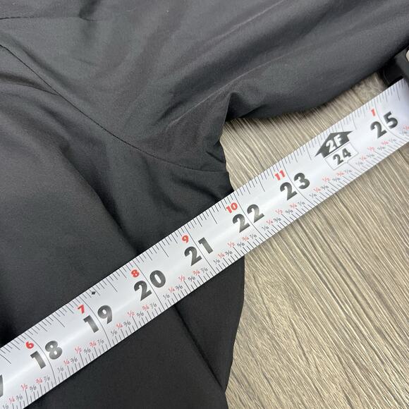 The North Face Trench Coat Size Large Womens Black Belted $169 - Picture 5 of 11